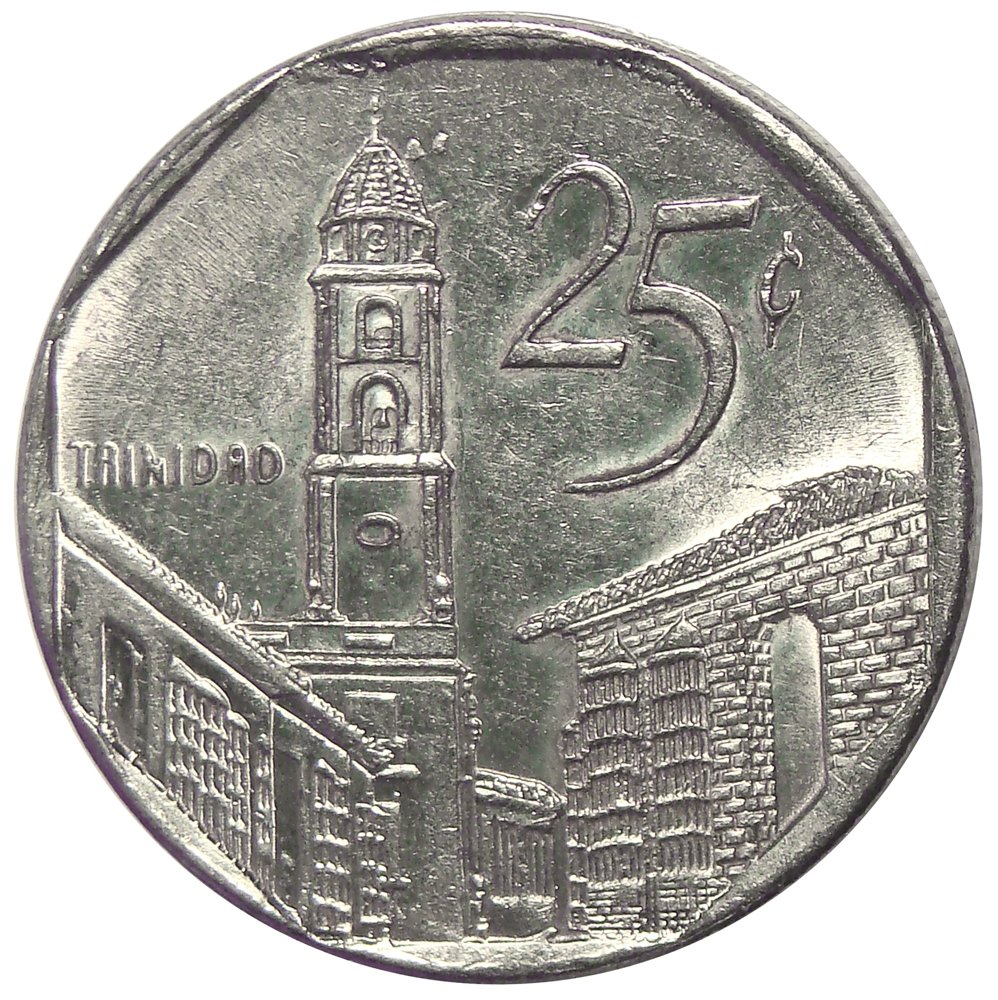 Moneda Cuba 25 Centavos 1998-2003  - Numisfila