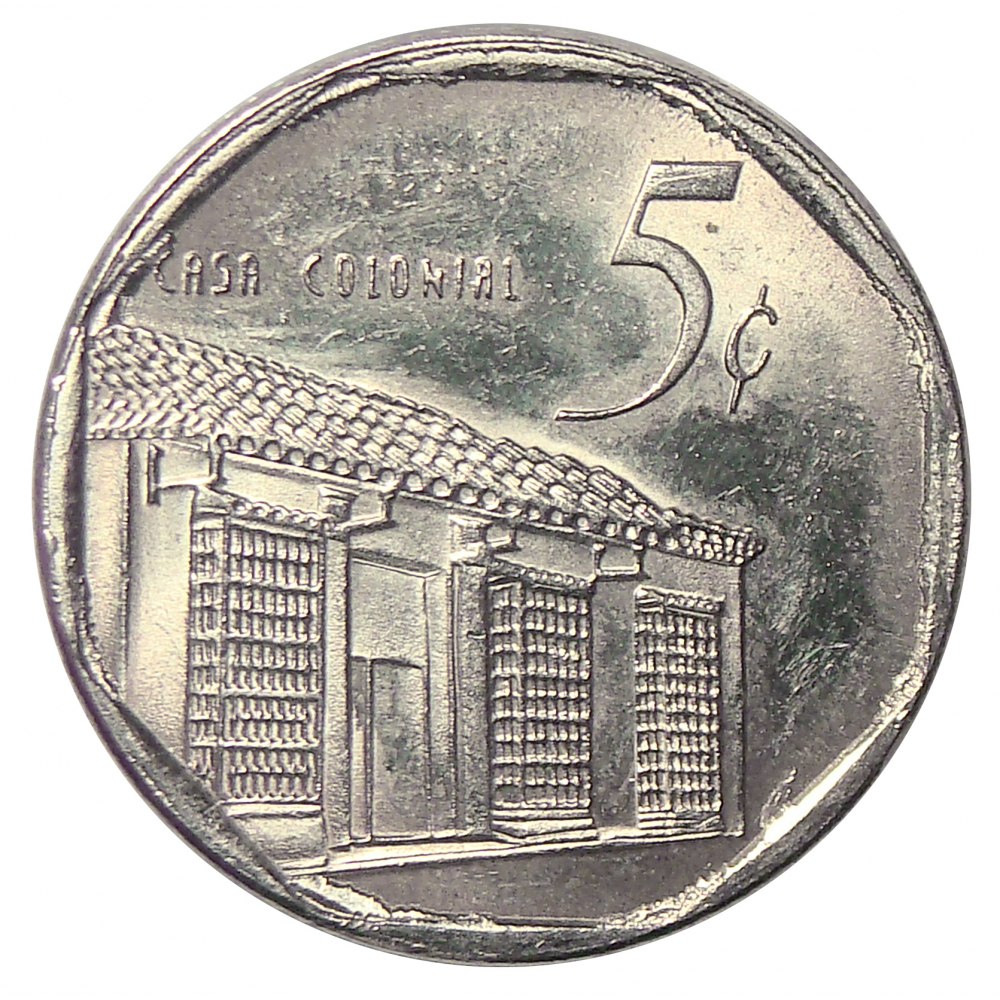 Moneda Cuba 5 Centavos 1996-2006 - Numisfila