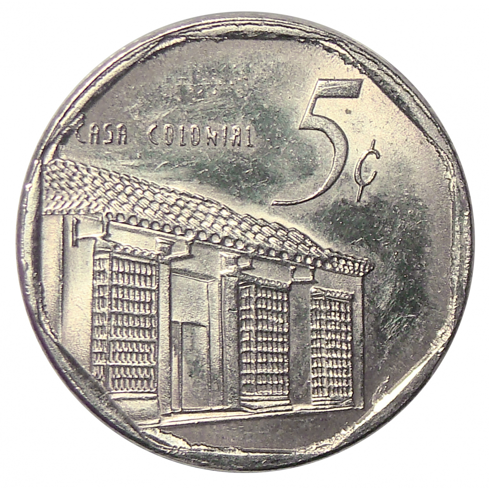 Moneda Cuba 5 Centavos 1996-2006  - Numisfila