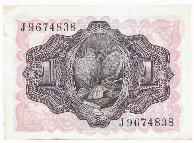 Billete España 1 Peseta 1951  Don Quijote de La Mancha  - Numisfila