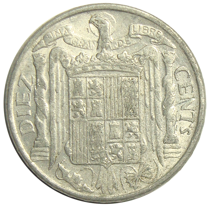 Moneda España 10 Centimos 1941-1953  - Numisfila