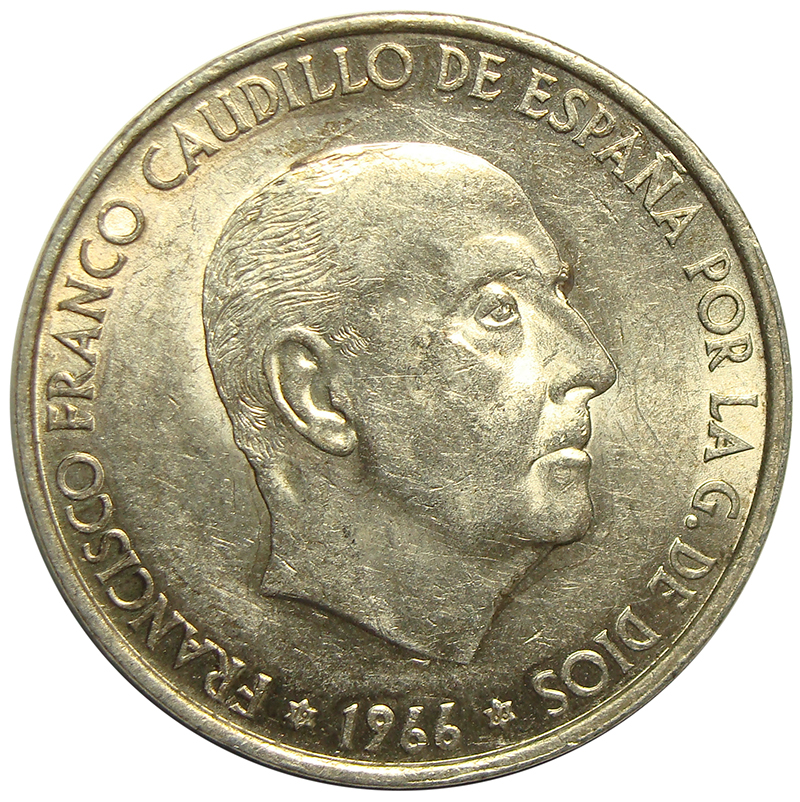 Moneda España 100 Pesetas 1966 Franco - Numisfila