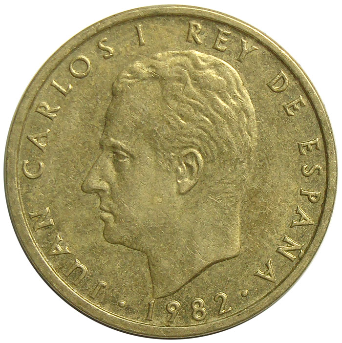 Moneda España 100 Pesetas 1982-1990 Juan Carlos I  - Numisfila