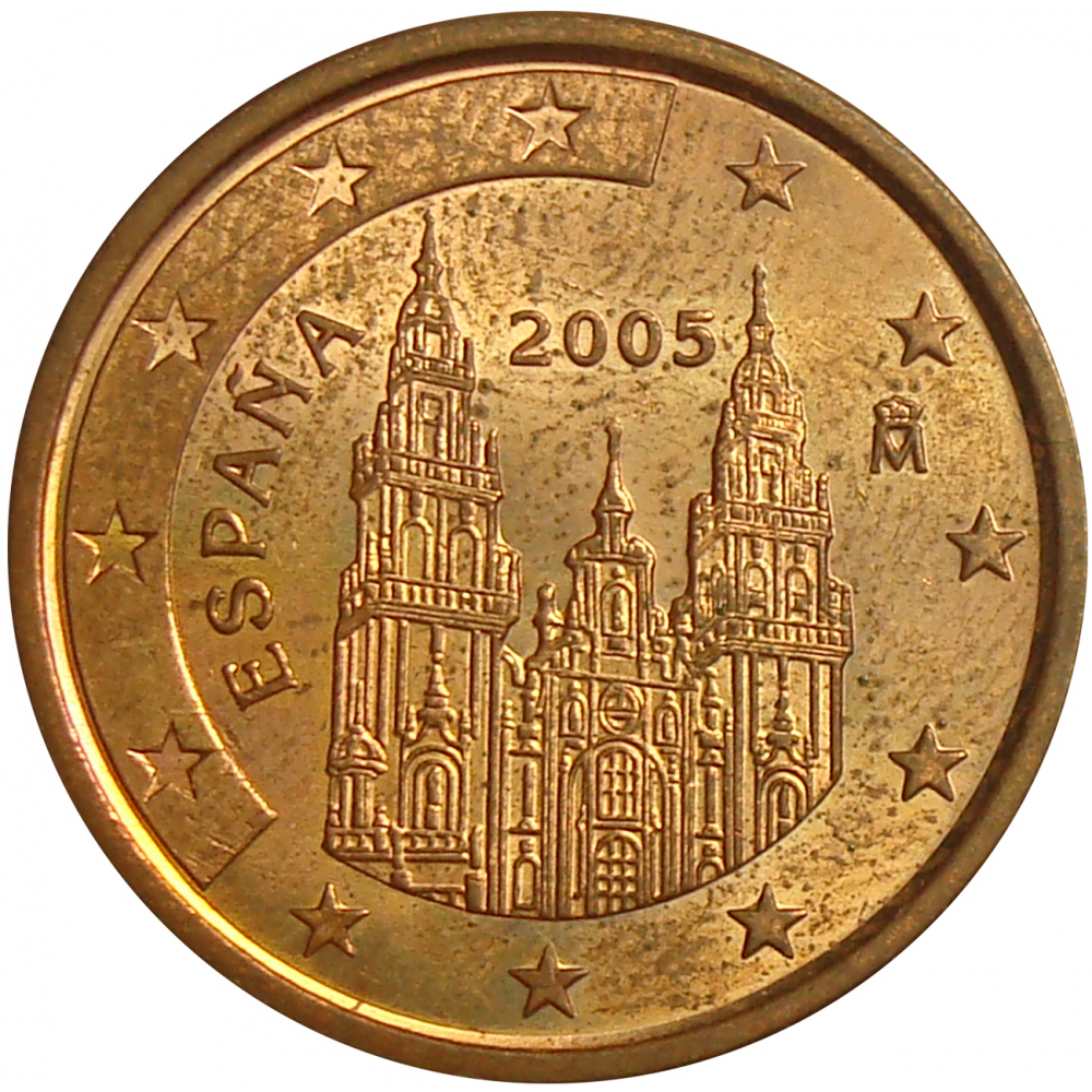 Moneda España 5 Centavos de Euro 2004-2005  - Numisfila