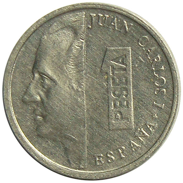 Moneda España 1 Peseta 1992-2000 Juan Carlos I - Numisfila