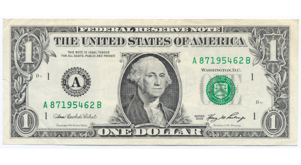 Billete E.E.U.U. 1 Dolar 2006  - Numisfila