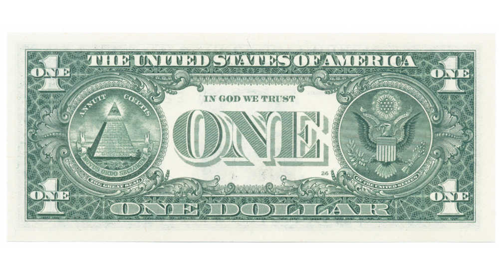 Billete Estados Unidos 1 Dólar 2017  - Numisfila