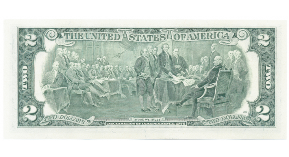 Billete E.E.U.U. 2 Dolares 2003 Thomas Jefferson  - Numisfila