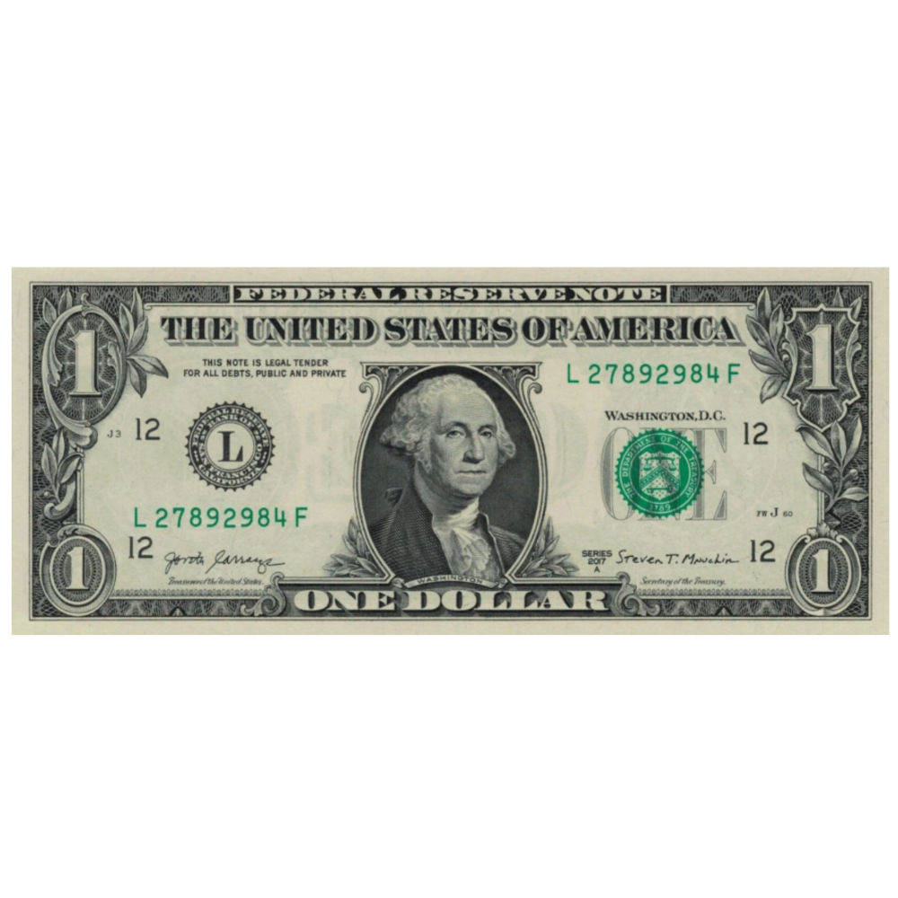Billete Estados Unidos 1 Dolar 2017 San Francisco - Numisfila