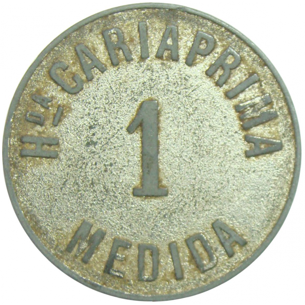 Ficha 1 Medida Hacienda Cariaprima  - Numisfila
