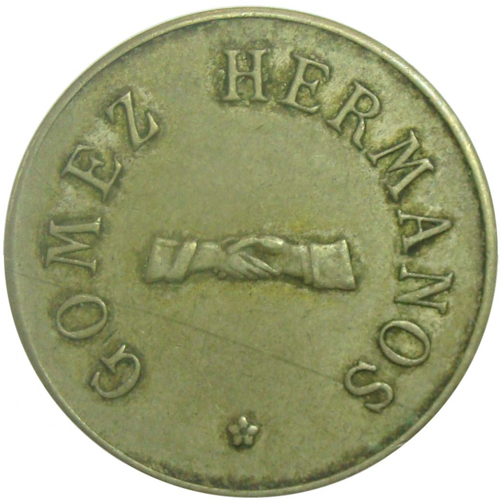 Ficha 4 Reales Hda Turumo Hermanos Gomez  - Numisfila