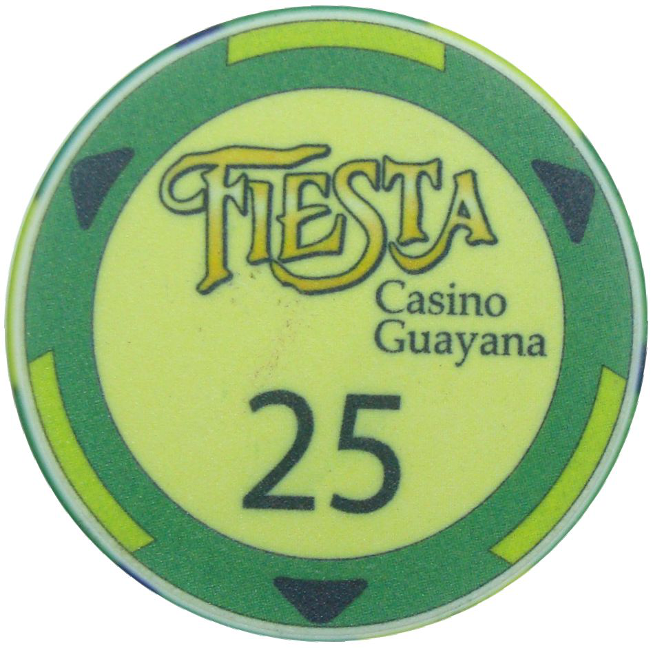 Ficha Fiesta Casino Guayana 25 Bolivares - Numisfila