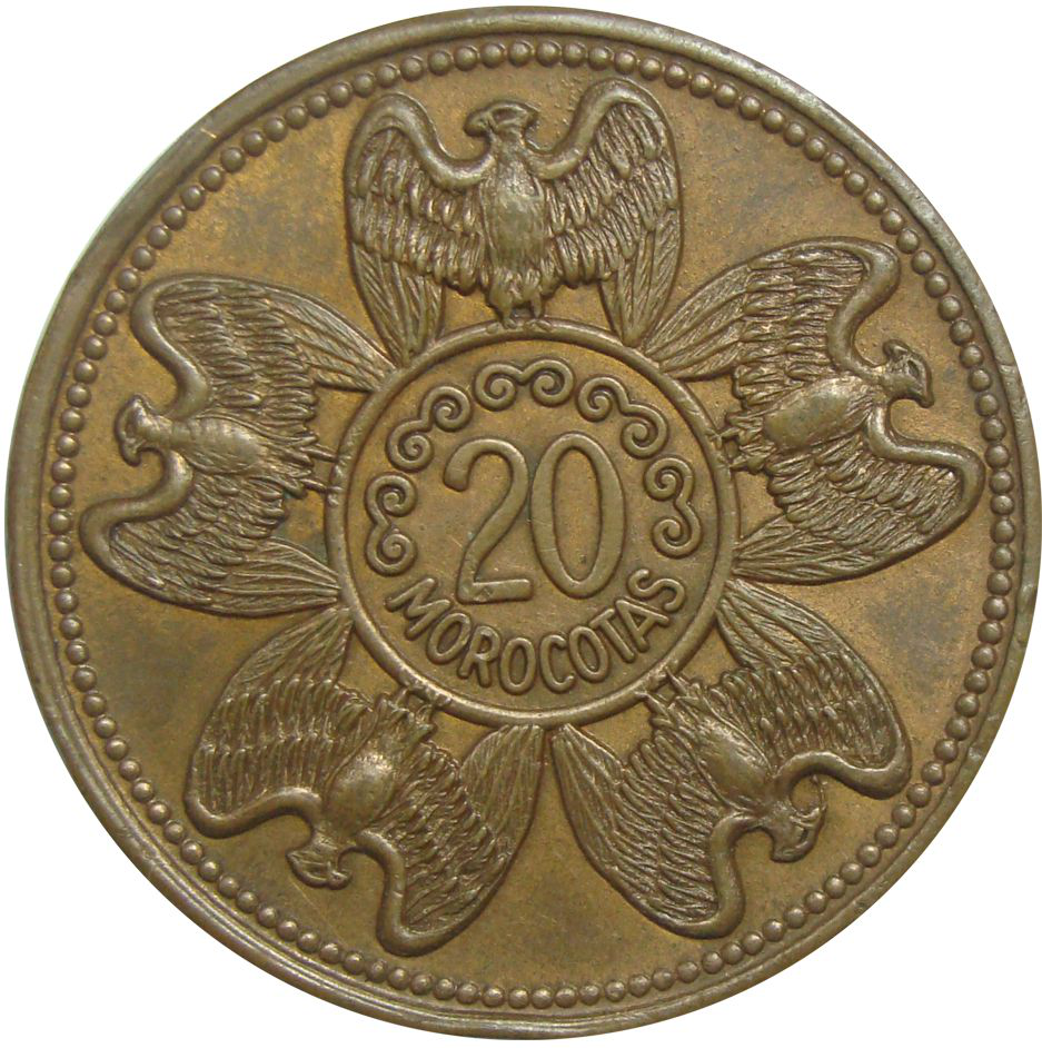 Ficha Bronce Parque Los Aleros 20 Morocotas 1984 5 Aguilas  - Numisfila