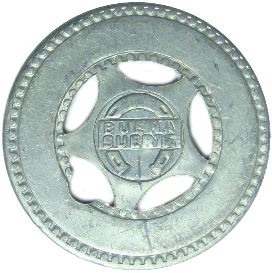 Ficha de Buena Suerte, Trebol cuatro hojas  - Numisfila