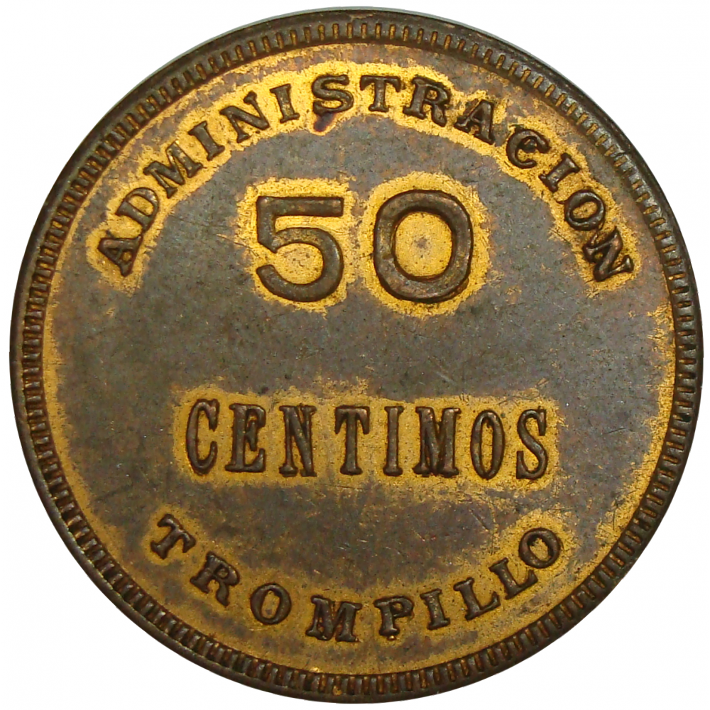 Ficha Administracion Trompillo 50 Céntimos - Numisfila