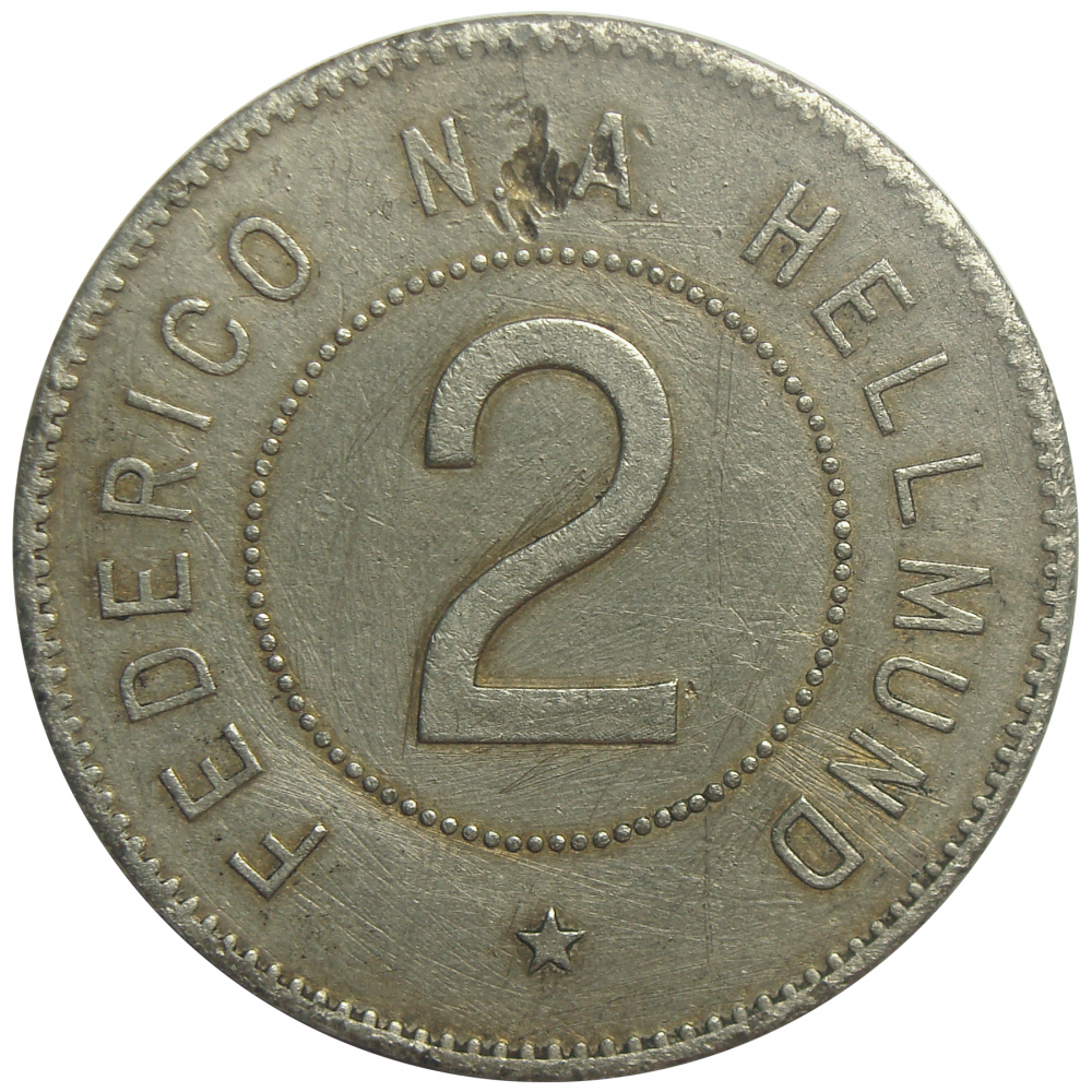 Ficha Hacienda Guaracarumbo F Hellmund 2 Medidas  - Numisfila