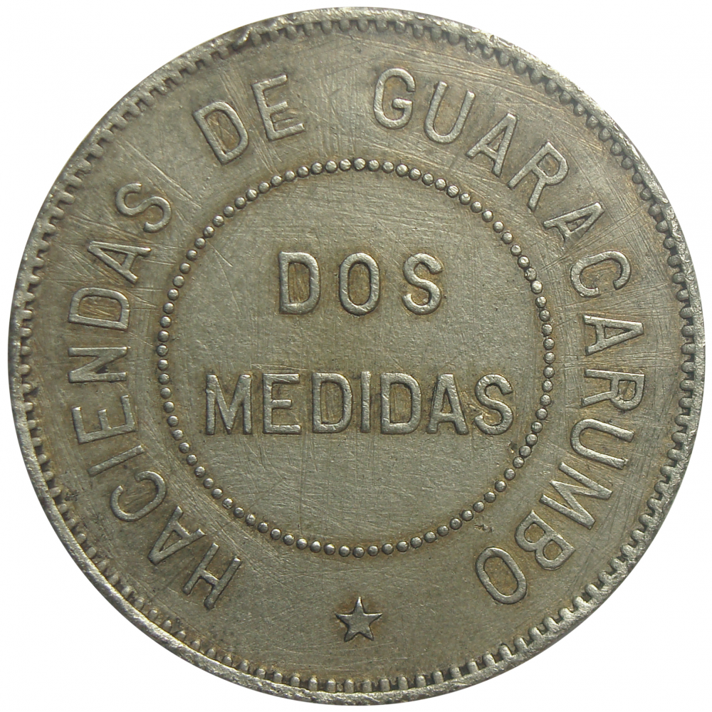 Ficha Hacienda Guaracarumbo F Hellmund 2 Medidas - Numisfila