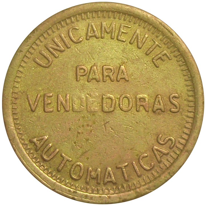 Ficha Maquina Expendedora Coca Cola  - Numisfila