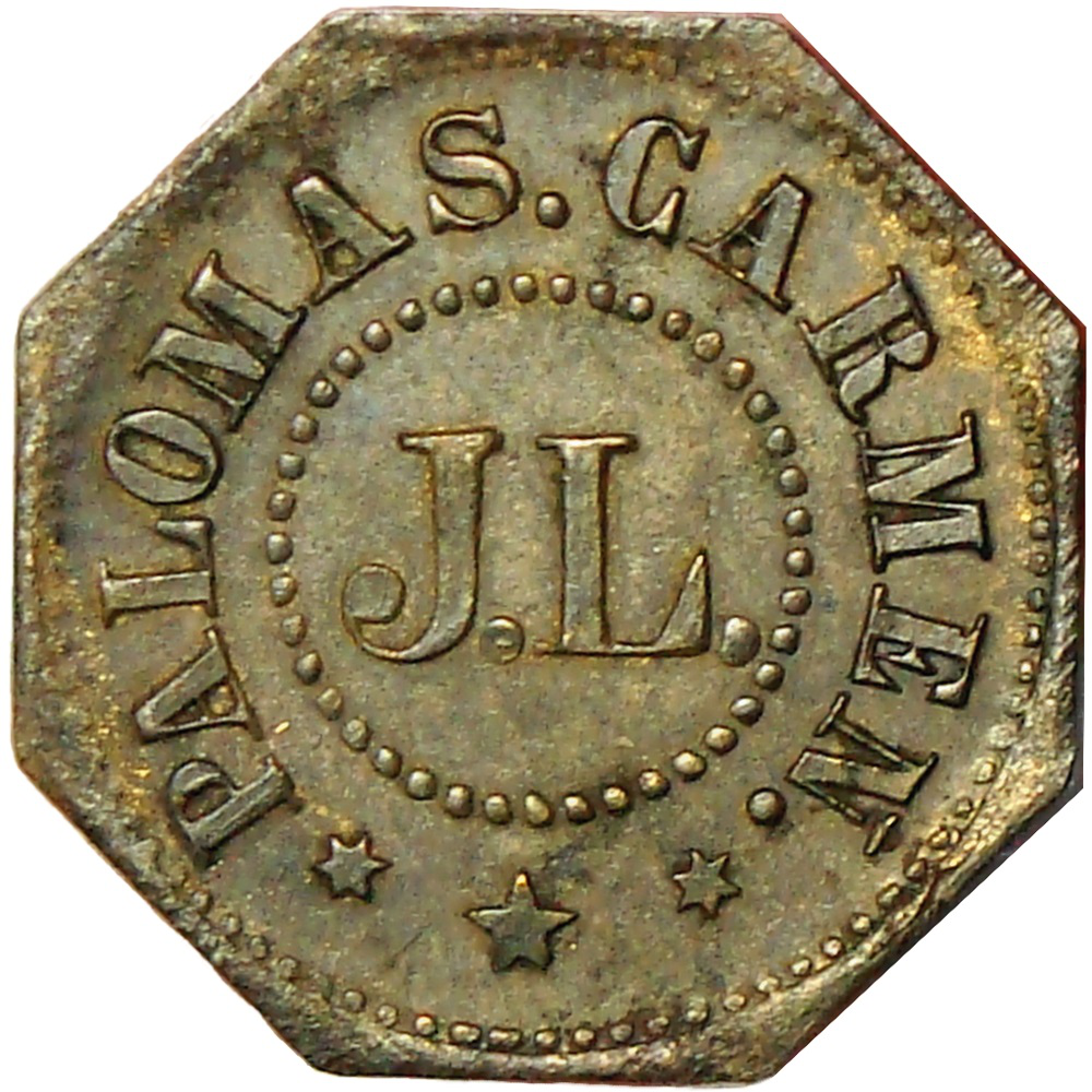 Ficha Palomas Carmen J.L. ¼ Real - Octogonal - Numisfila