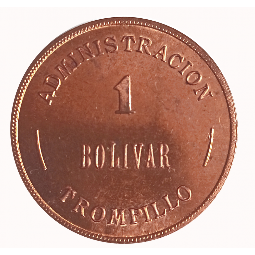 Ficha Administración Trompillo 1 Bolívar - Numisfila
