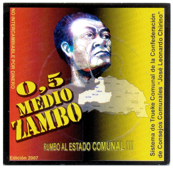 Ficha Trueque Jose L. Chirino 0,5 Zambo 2007 #0597 - Numisfila