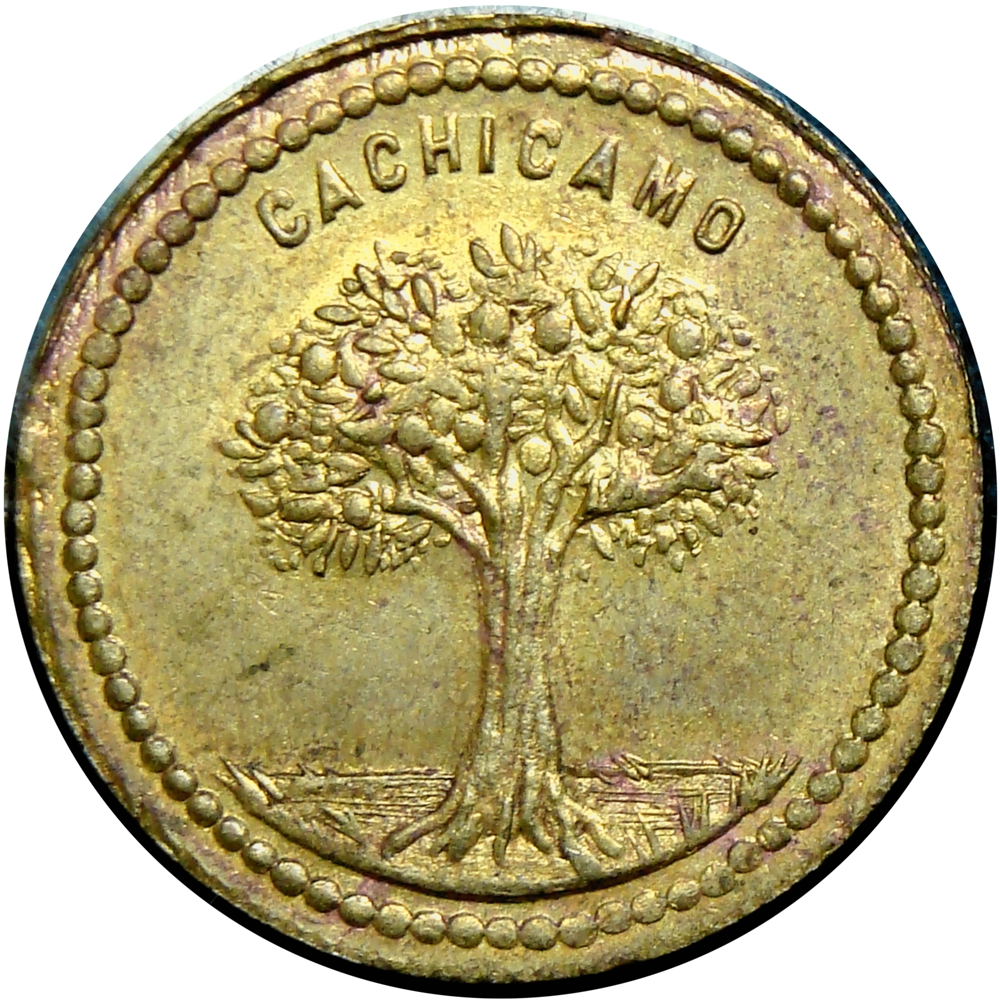 Venezuela Ficha Cachicamo Román Gonzáles ½ Real - Numisfila