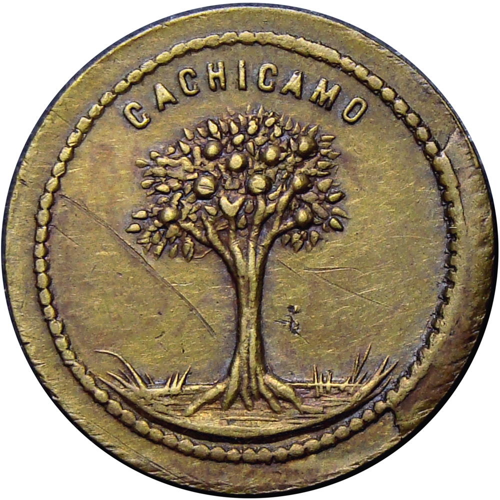 Venezuela Ficha Cachicamo Román Gonzáles ¼ Real - Numisfila