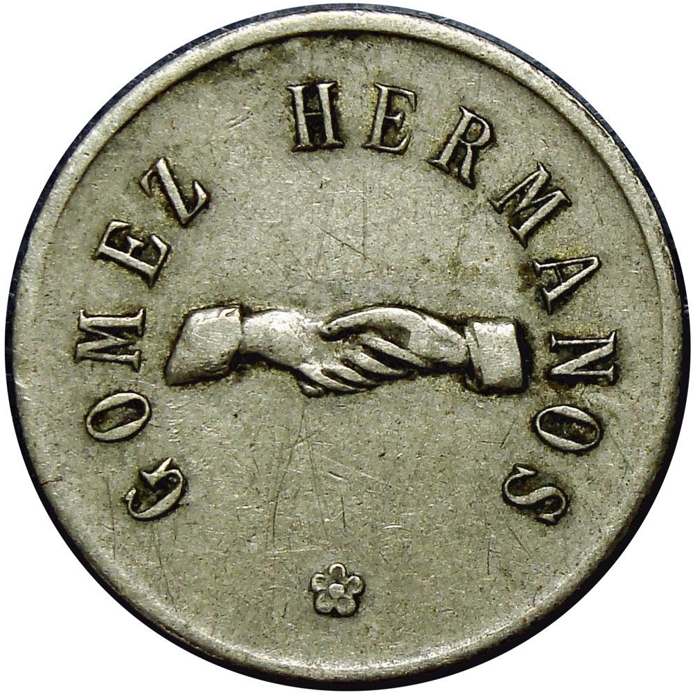 Venezuela Ficha Hacienda Turumo ½ Real Gómez Hermanos  - Numisfila