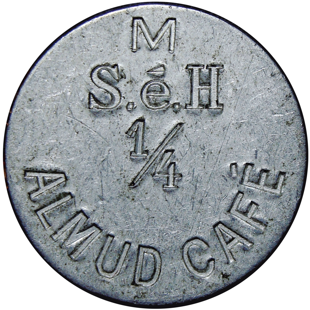Moroturito Venezuela Ficha de Aluminio Segura e Hijos ¼ Almud de Café - Numisfila