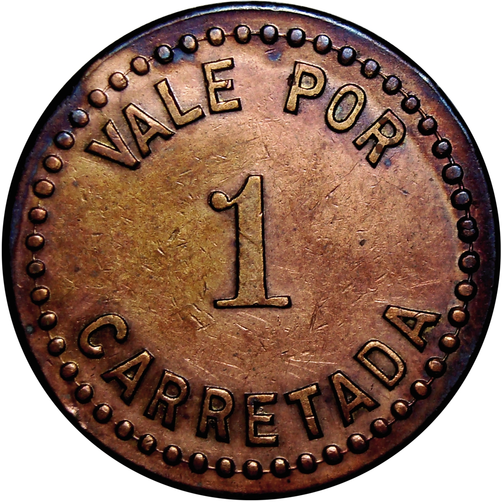 Ficha Miguel Acuña Carúpano Vale Por 1 Carretada  - Numisfila