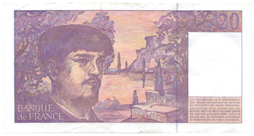 Billete Francia 20 Francs 1997   - Numisfila