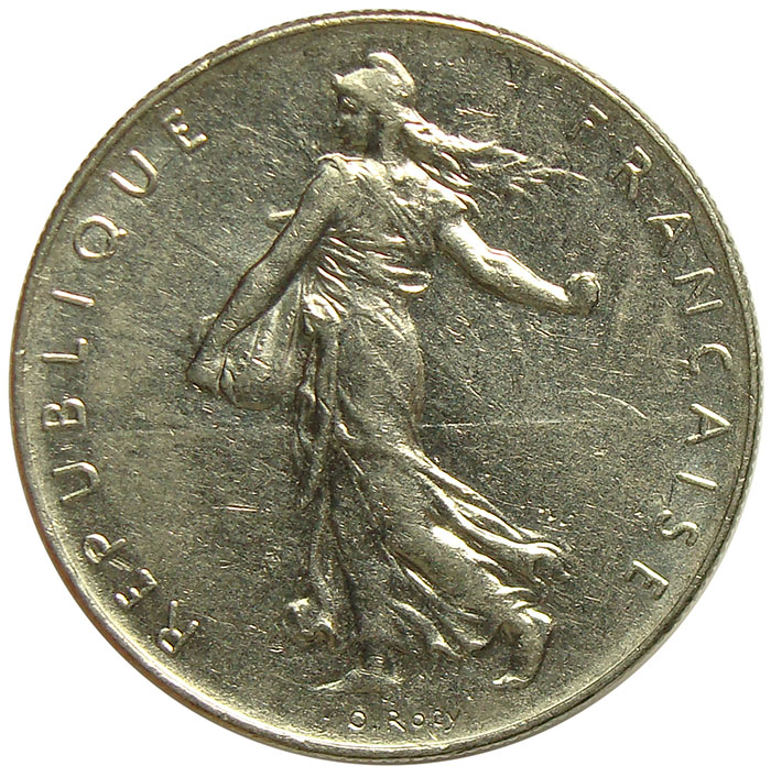 Moneda Francia 1 Franc 1960-2001  - Numisfila