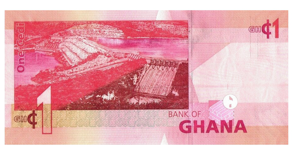 Billete Ghana 1 Cedi 2015  - Numisfila