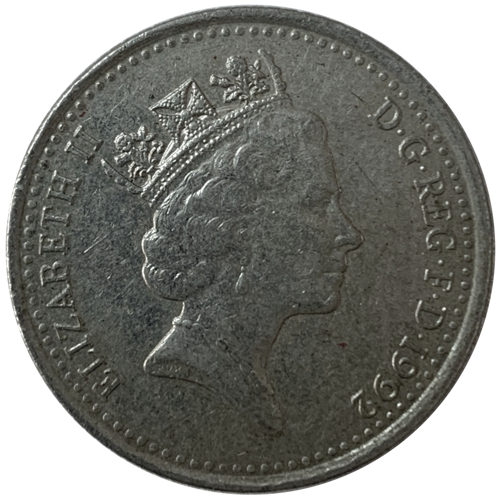 Moneda Gran Bretaña 10 Pence 1992  - Numisfila