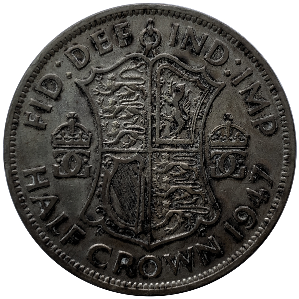 Moneda Gran Bretaña ½ Crown 1947 - 48 George VI  - Numisfila