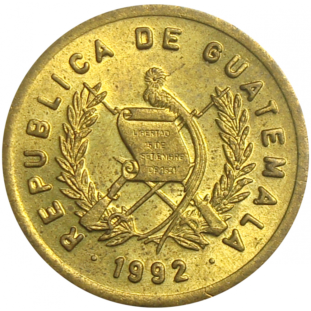 Moneda Guatemala 1 Centavo 1992  - Numisfila