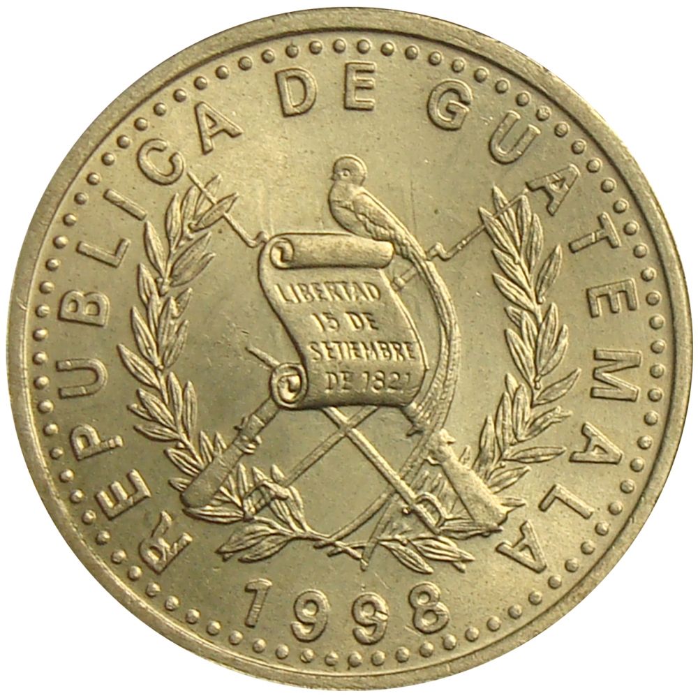 Moneda Guatemala 10 Centavos 1996-2006  - Numisfila