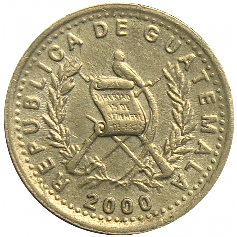 Moneda Guatemala 5 Centavos 2000  - Numisfila