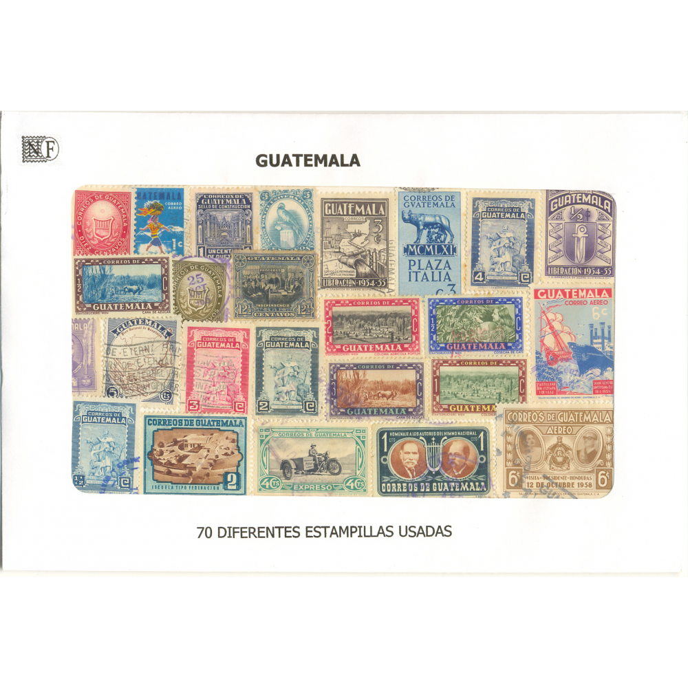 Guatemala 70 Estampillas usadas - Numisfila