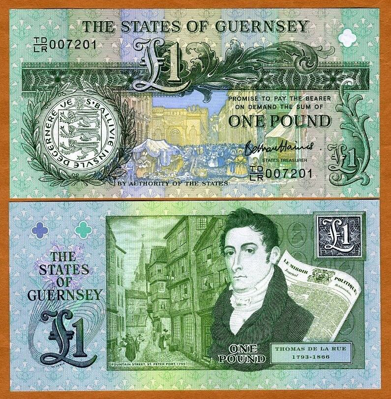 Billete Conmemorativo Guernsey 1 Pound 2013  - Numisfila