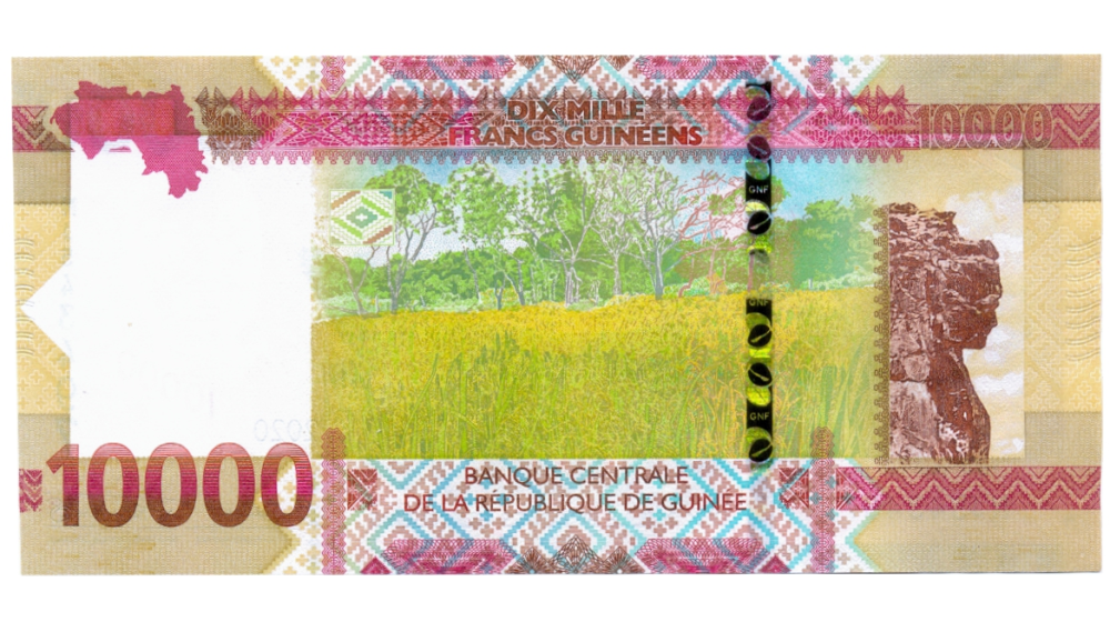 Billete Guinea 10000 Francs 2020  - Numisfila
