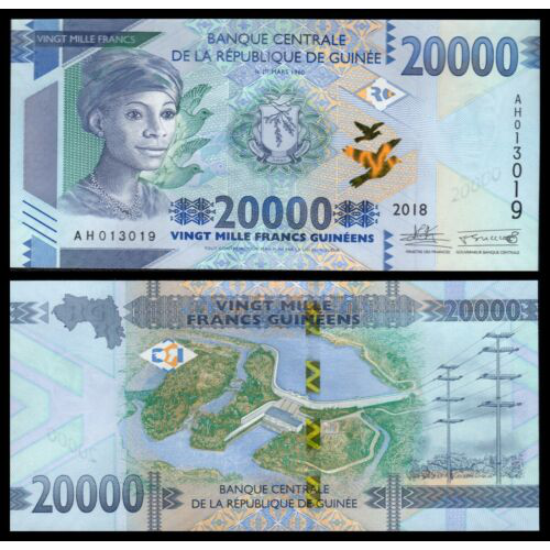 Billete Guinea 20.000 Francs 2018 - Numisfila