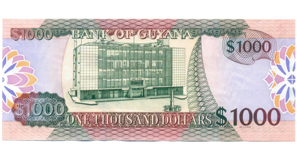 Billete Guyana 1000 Dolares 2000-2005   - Numisfila