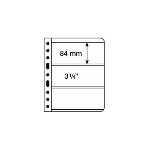 Hoja Vario de 3 espacios para billetes de colección - Numisfila