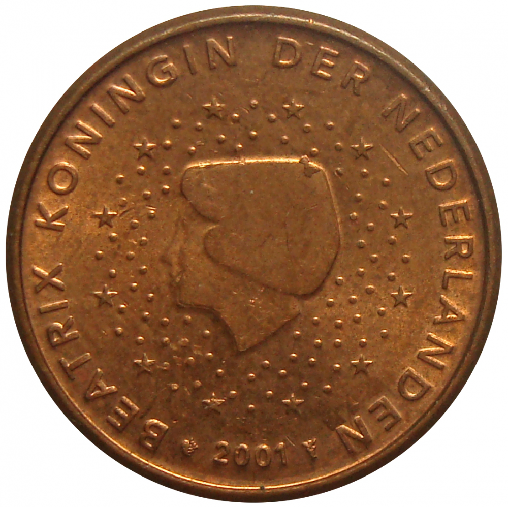 Moneda Holanda 1 Centavo de Euro 1999 - 2001  - Numisfila