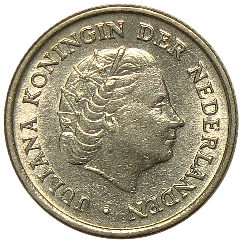 Moneda Holanda 10 Centavos 1951-1980 Reina Juliana  - Numisfila