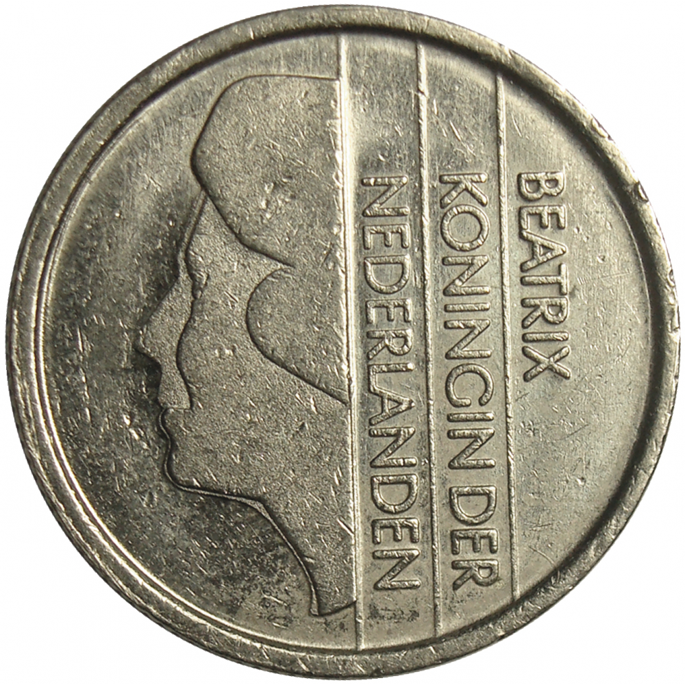 Moneda Holanda 25 Centavos 1982-2001  - Numisfila