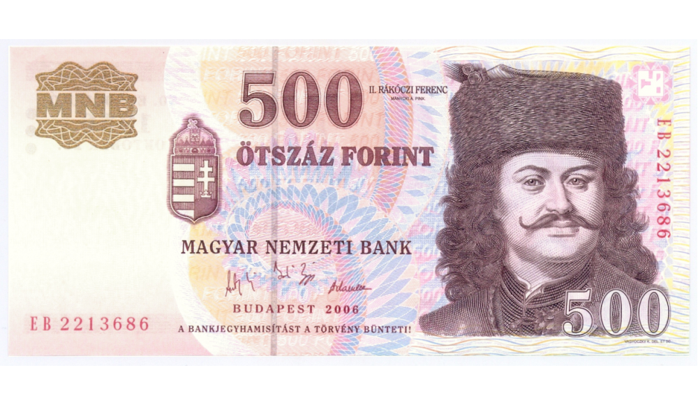 Billete Hungria 500 Forint 2006 Conmemorativo  - Numisfila