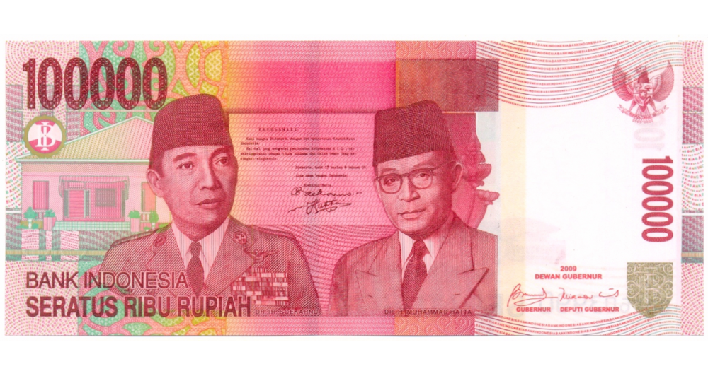 Billete Plástico  Indonesia 100.000 Rupiah 1999 - Numisfila