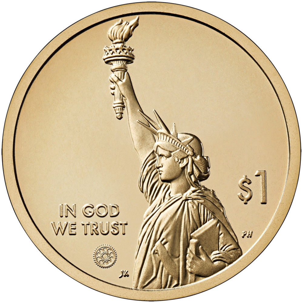Moneda EE.UU. 1 Dólar 2025 D Conmemorativa Innovación americana - Maine  - Numisfila